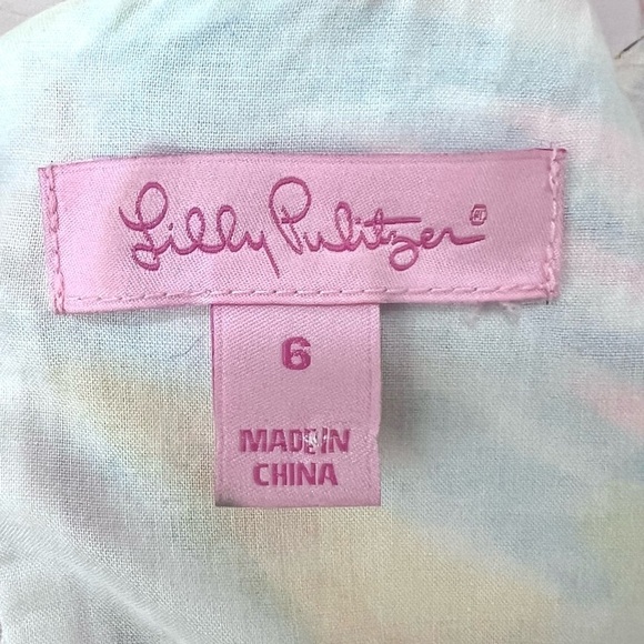 Lilly Pulitzer Iggy Kir Royal Pink Swept By The Tides Cut Out Waist Shift Dress - Picture 9 of 11